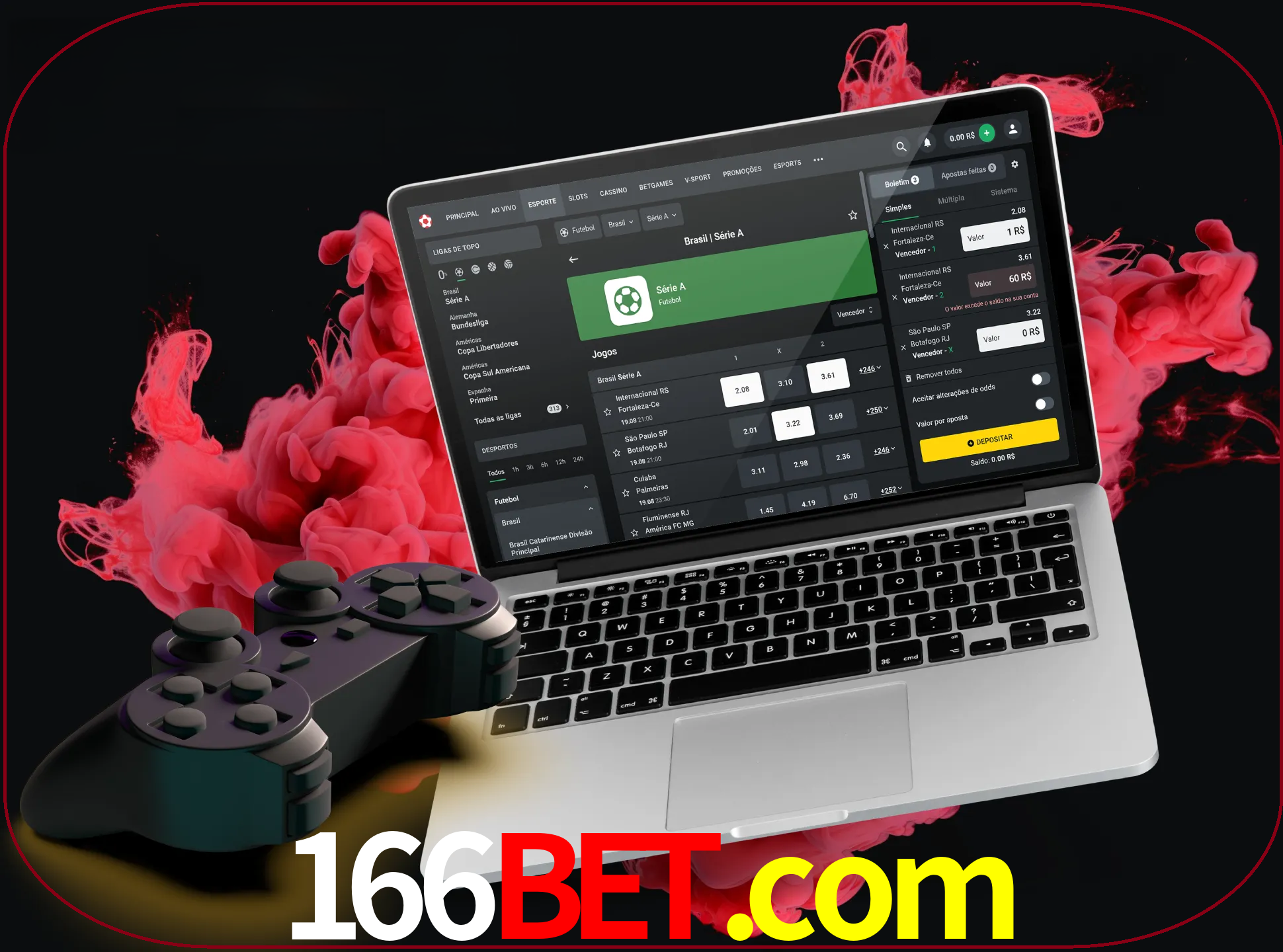 Visite a secção especial de jogos de vídeo em 166bet para descobrir em que jogos pode apostar e ganhar muito dinheiro.